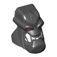 Lego hlava Bionicle Piraka Reidak, černá (4296954)